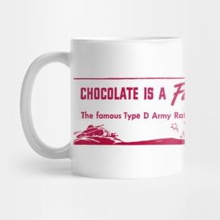 WWII Chocolate is a Fighting Food Mug